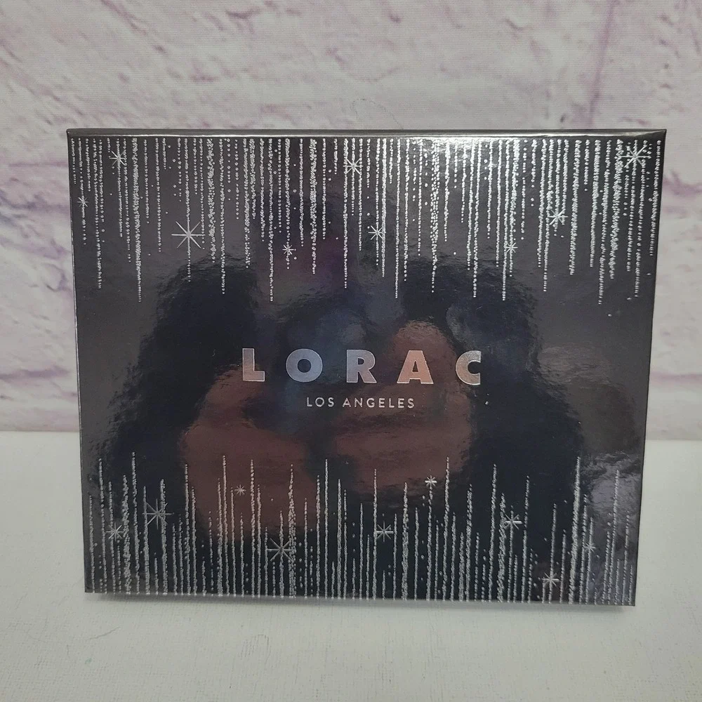 NEW No Box LORAC Los Angeles Shine Bright PRO Eye Shadow Palette with Dual Brush